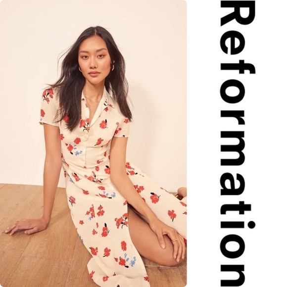 Reformation Dresses & Skirts - Reformation Sheila Floral Dress